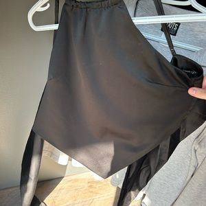 dynamite black tie up top